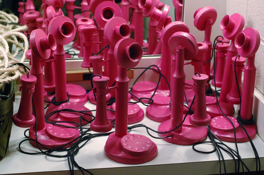 Pink Candlestick Phones Eric Hart's Props Portfolio